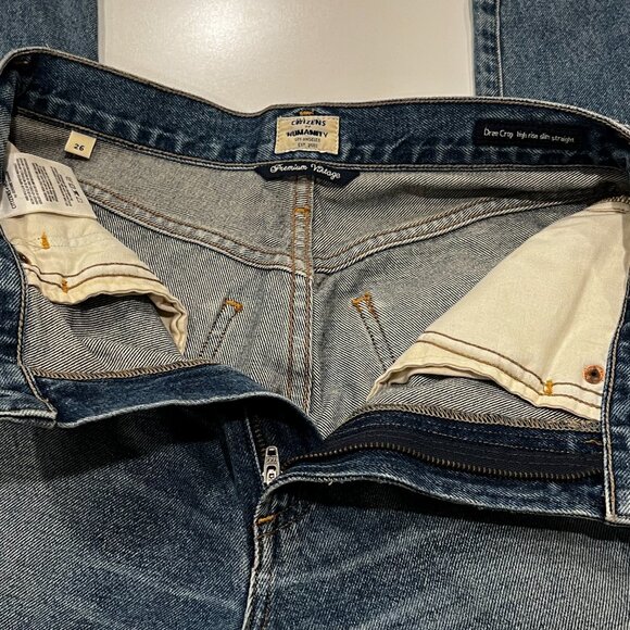 Citizens of Humanity 'Dree Crop' High Rise Slim Straight Jean, USA, 26 - Picture 10 of 11